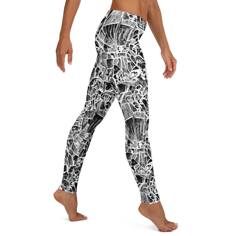 Monochrome Canopy on Leggings — Right