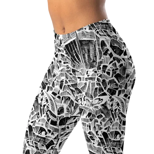 Monochrome Canopy on a Leggings