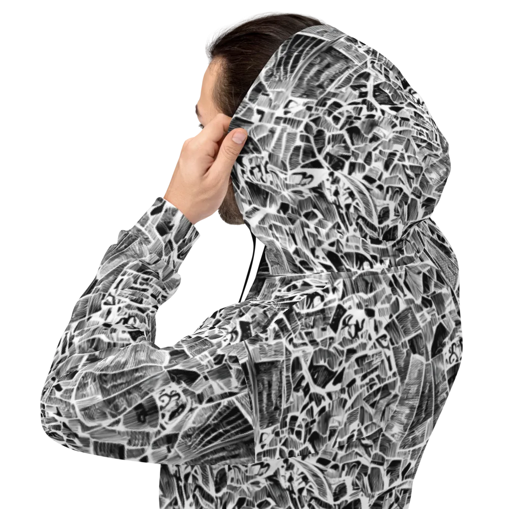 Monochrome Canopy on Hoodie — Back