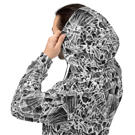 Monochrome Canopy on a Hoodie