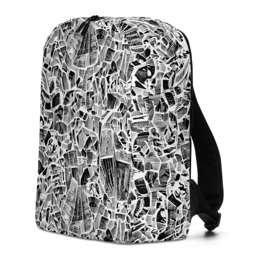 Monochrome Canopy on a Minimalist Backpack