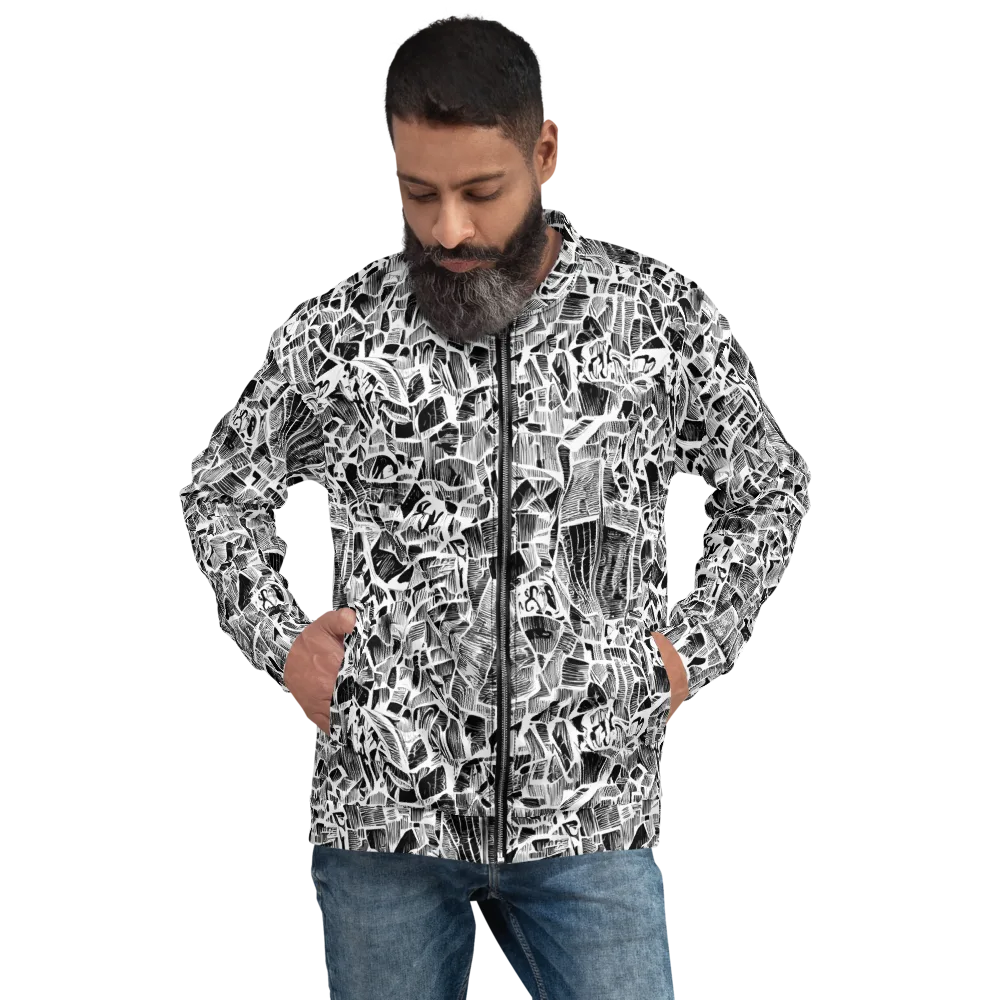 Monochrome Canopy on Bomber Jacket — Front