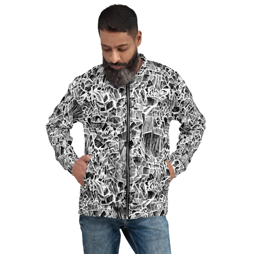 Monochrome Canopy on Bomber Jacket — Front