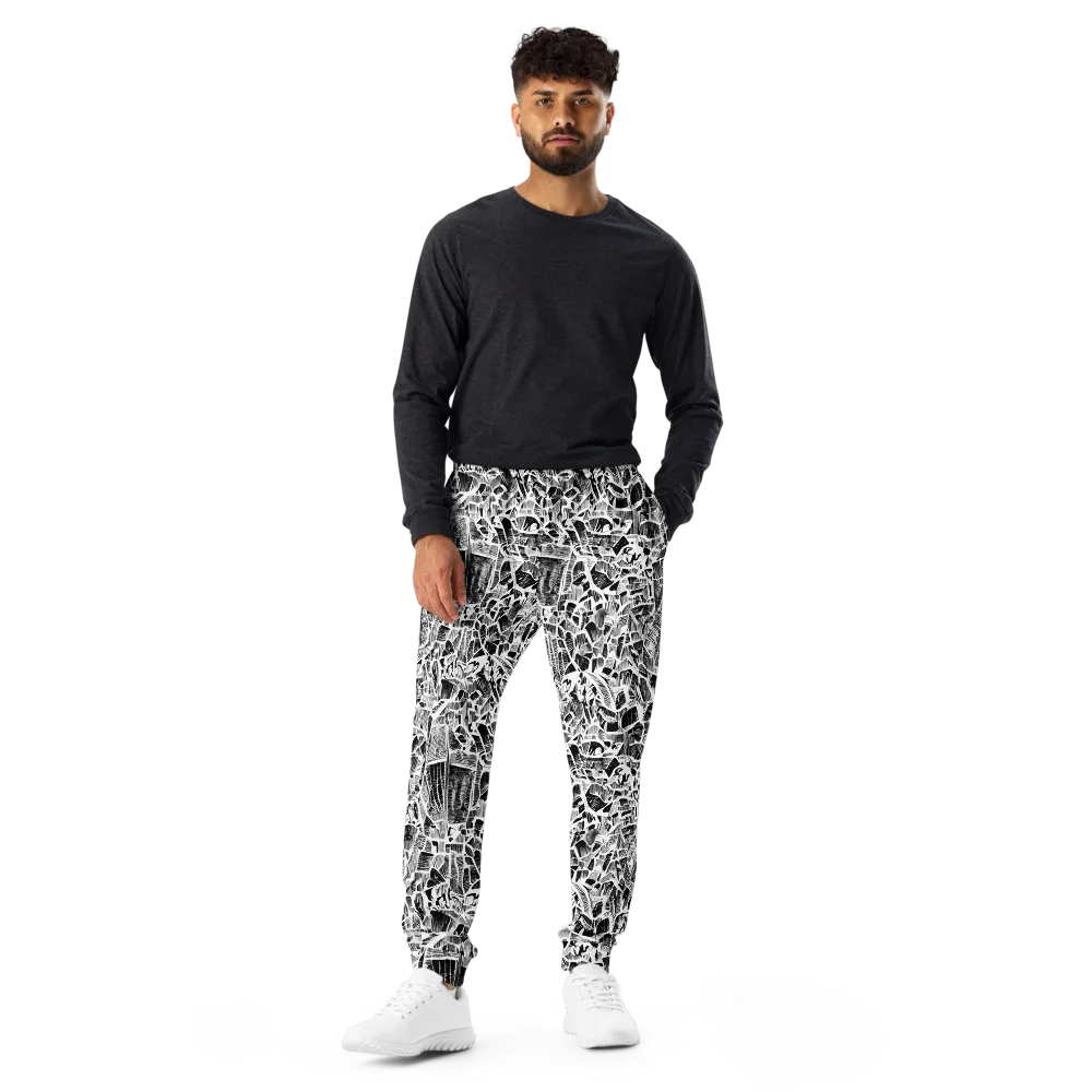 Monochrome Canopy on Men's Joggers — Front