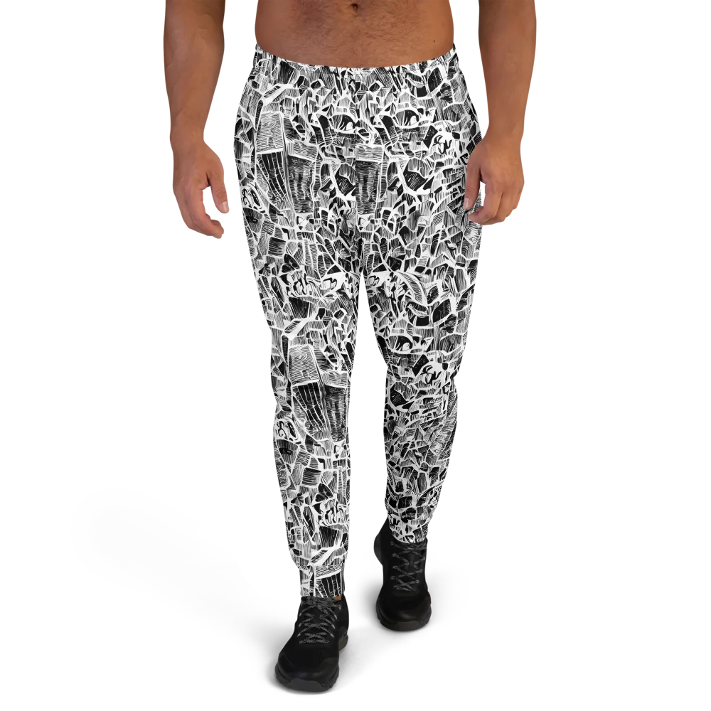 Monochrome Canopy on Men's Joggers — Front
