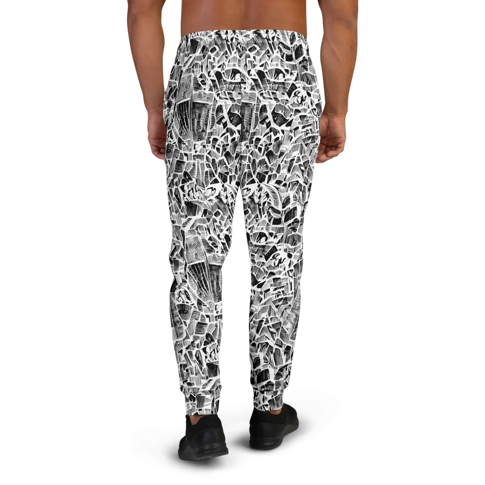 Monochrome Canopy on Men's Joggers — Back