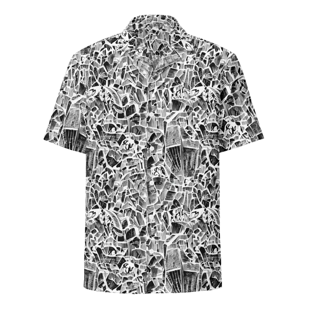 Monochrome Canopy on Button Shirt — Front