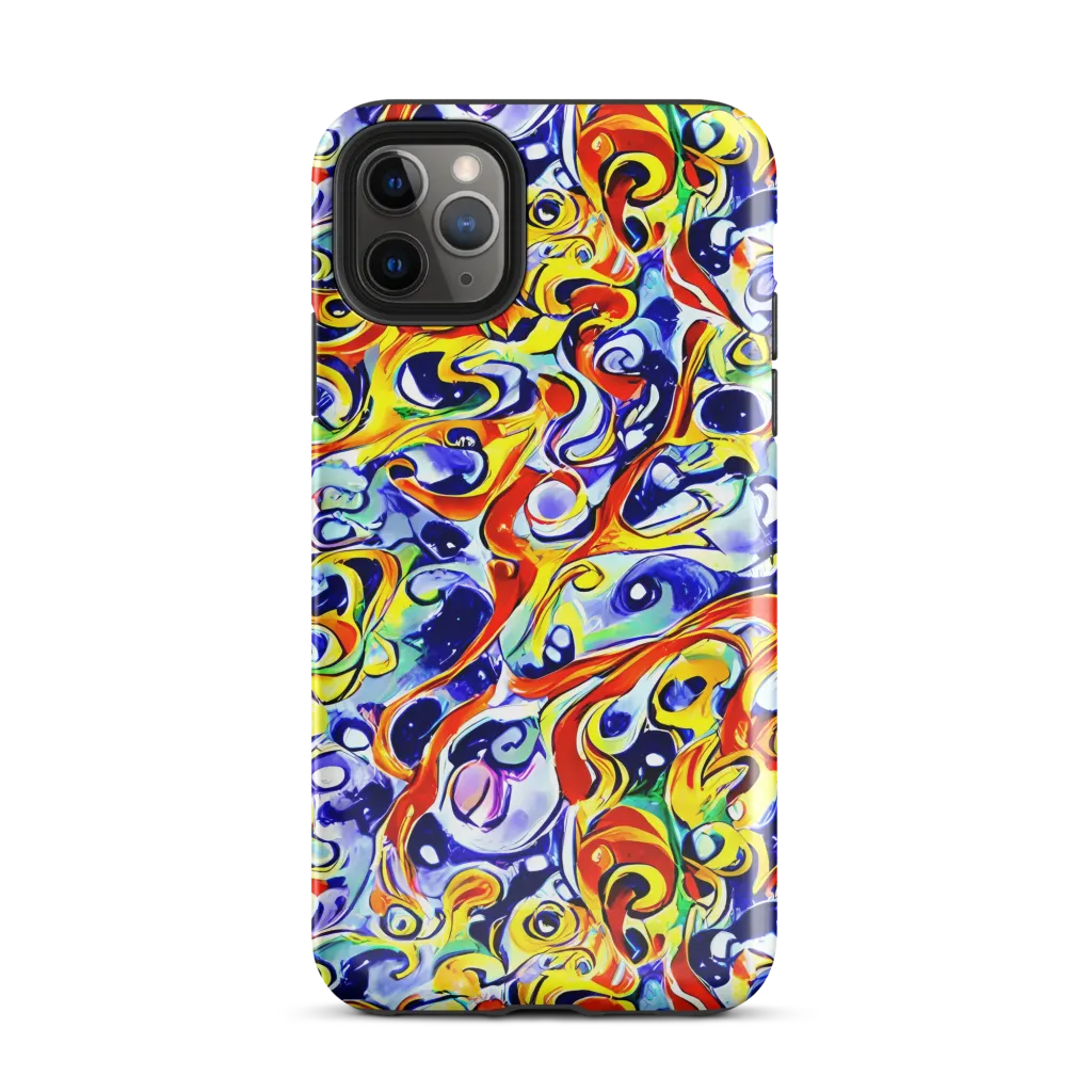 Painted Comet on Tough Case for iPhone® — Front
