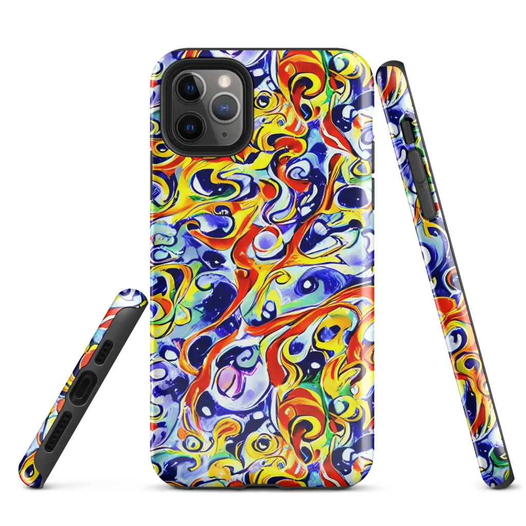 Painted Comet on Tough Case for iPhone® — Front