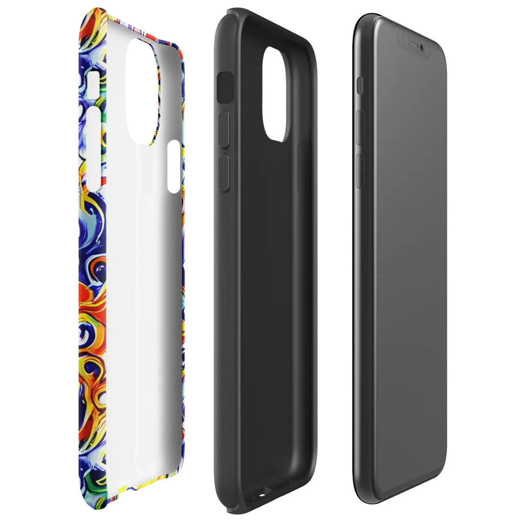 Painted Comet on Tough Case for iPhone® — Right