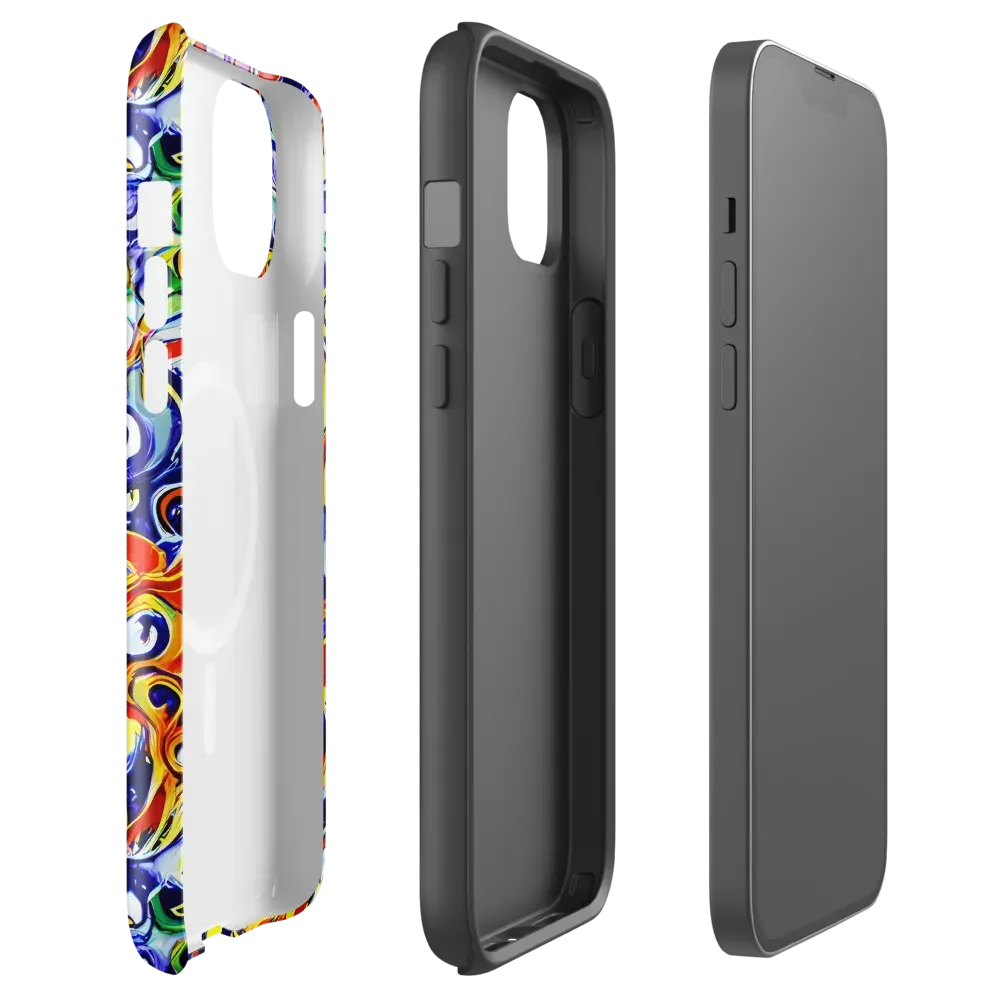 Painted Comet on MagSafe Tough Case for iPhone® — Front