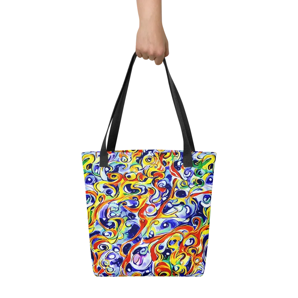Painted Comet on Tote Bag — Front