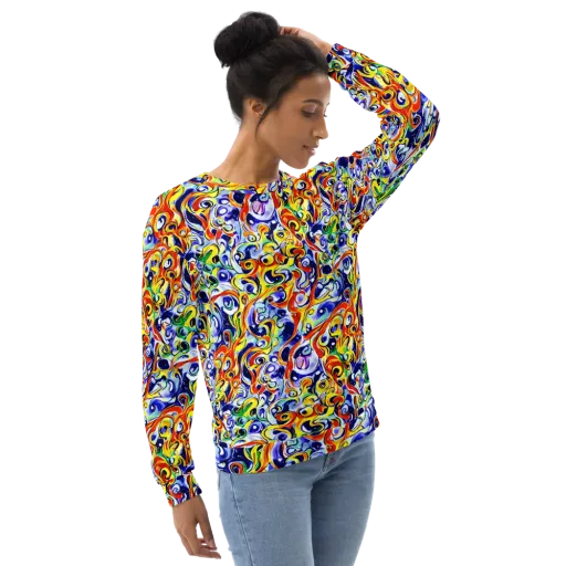 Painted Comet on a Sweatshirt