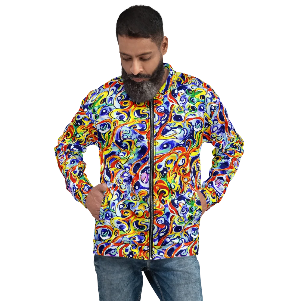 Painted Comet on Bomber Jacket — Front