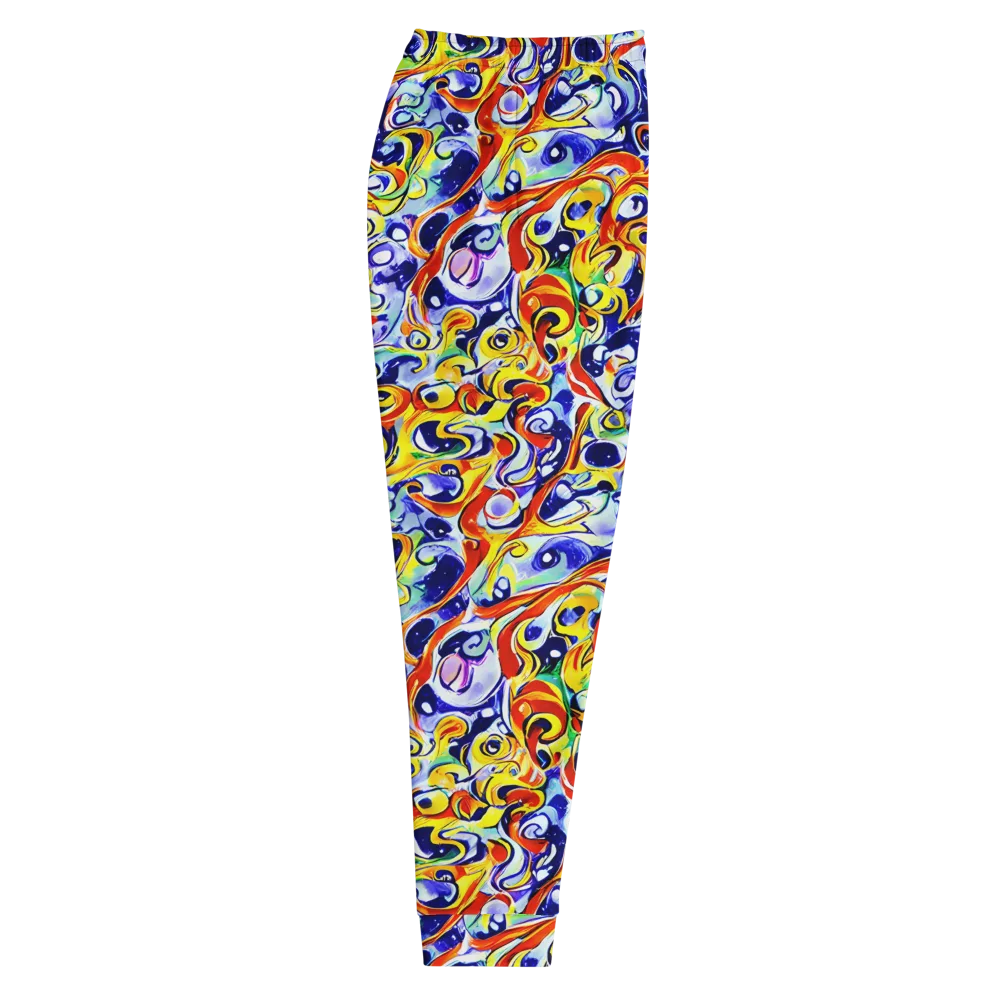 Painted Comet on Men's Joggers — Right