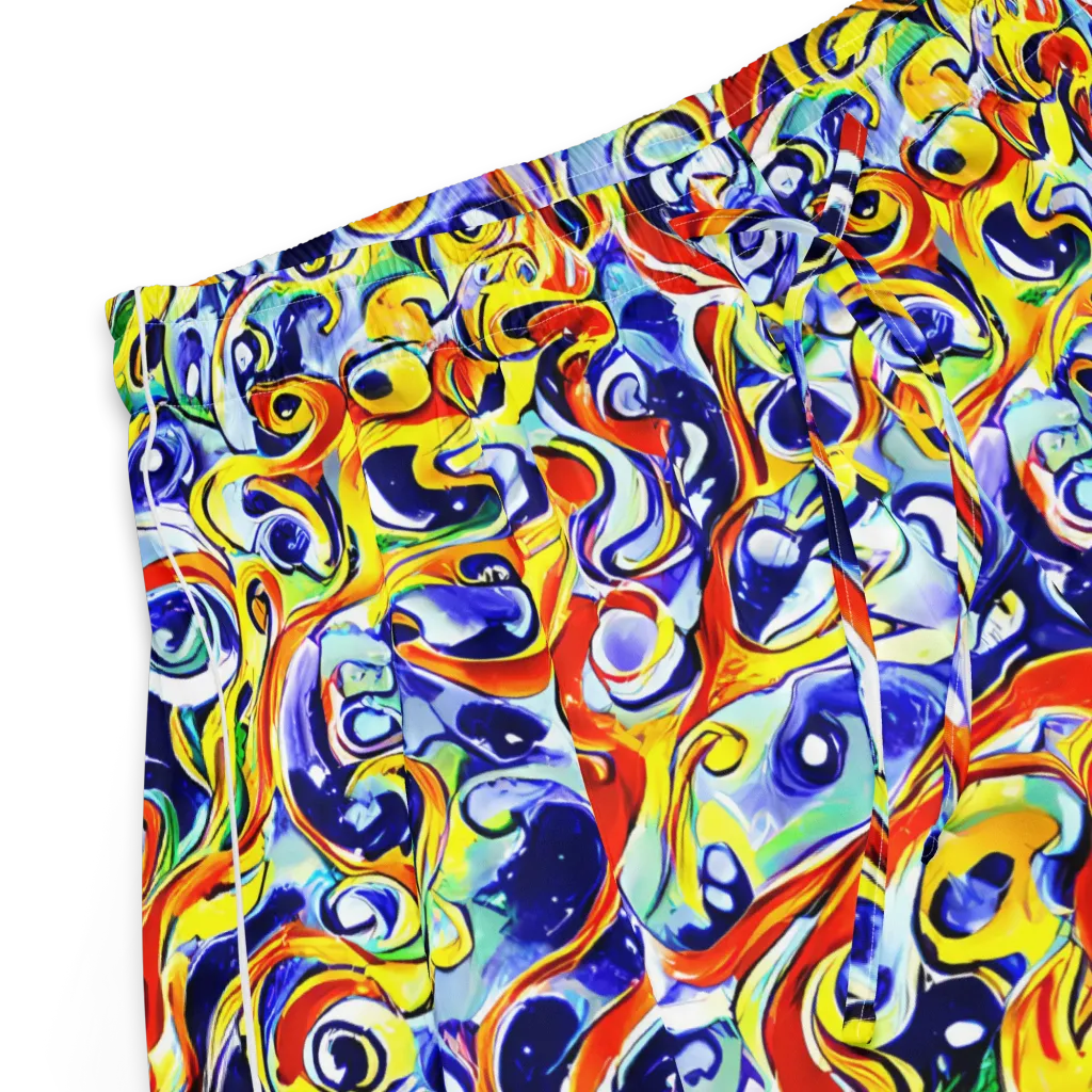 Painted Comet on Women's Pajama Shorts — Product details