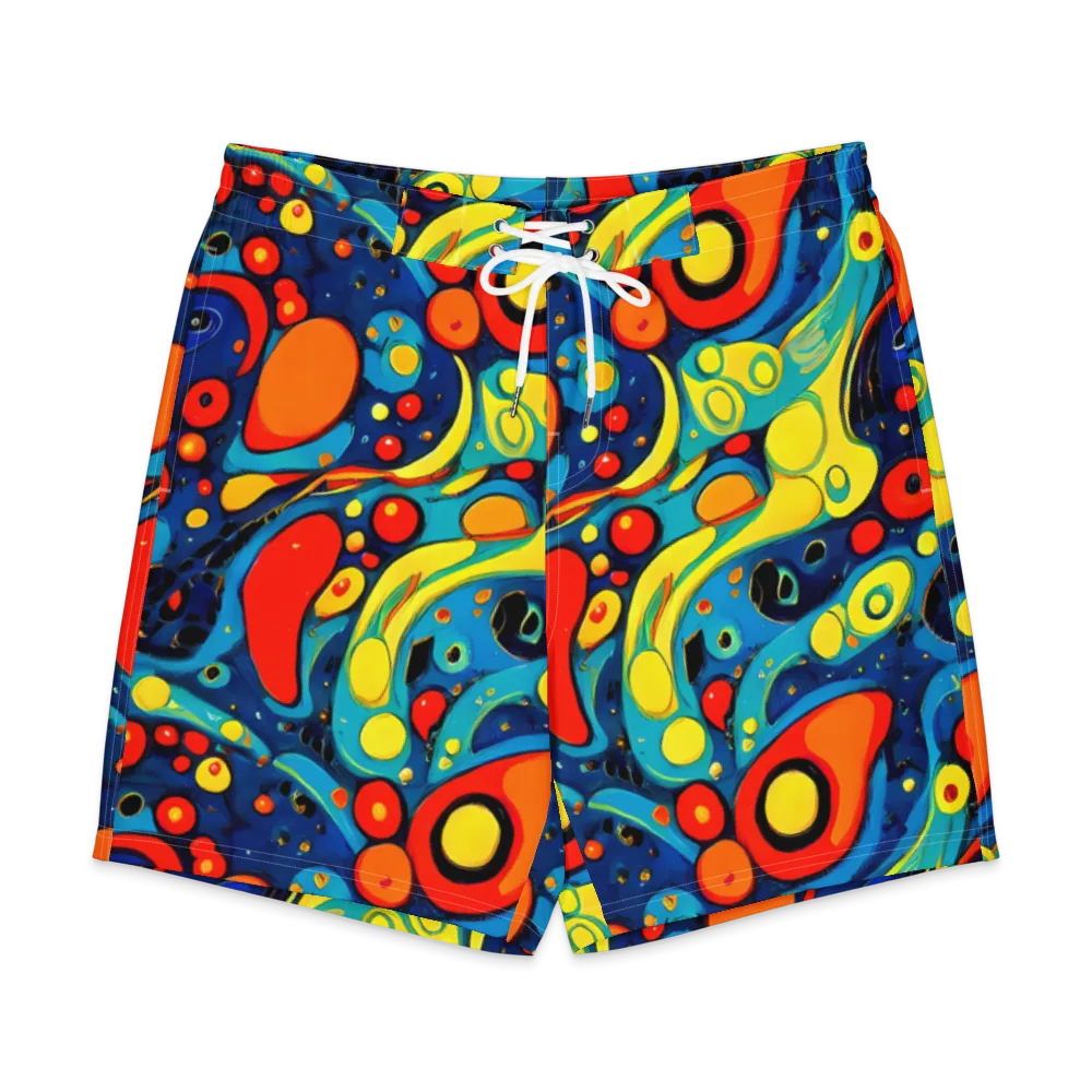 Vivid Amoeba on Men's Board Shorts — Front
