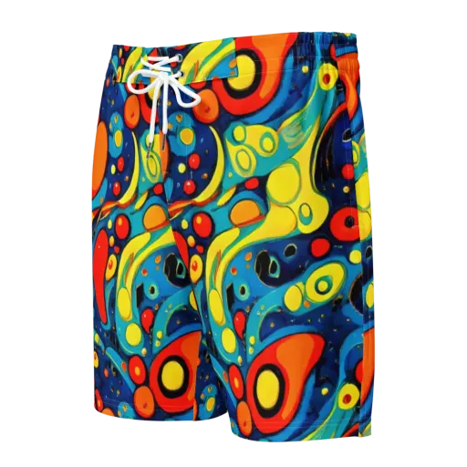 Vivid Amoeba on a Men's Board Shorts