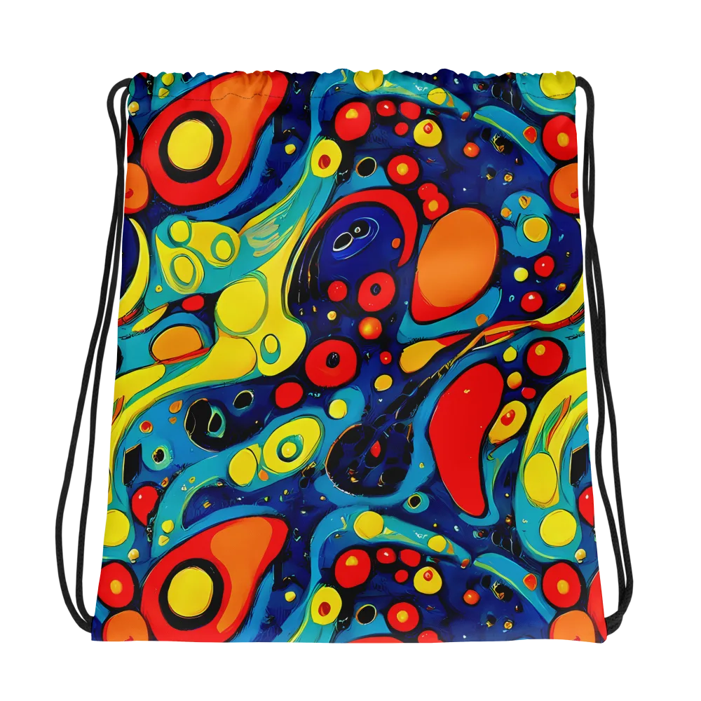 Vivid Amoeba on Drawstring Bag — Photo