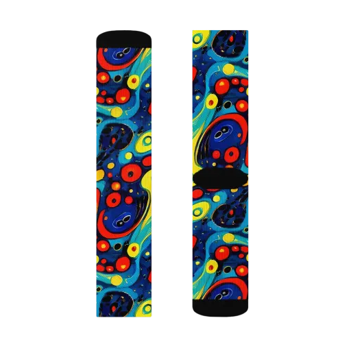Vivid Amoeba on a Socks