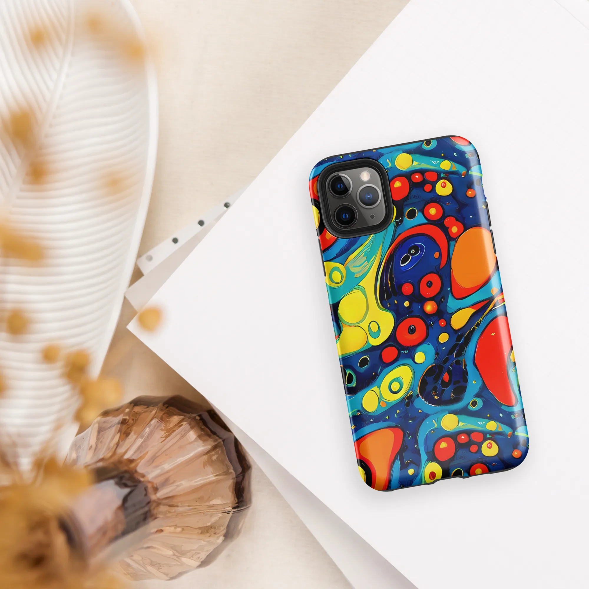 Vivid Amoeba on Tough Case for iPhone® — Front