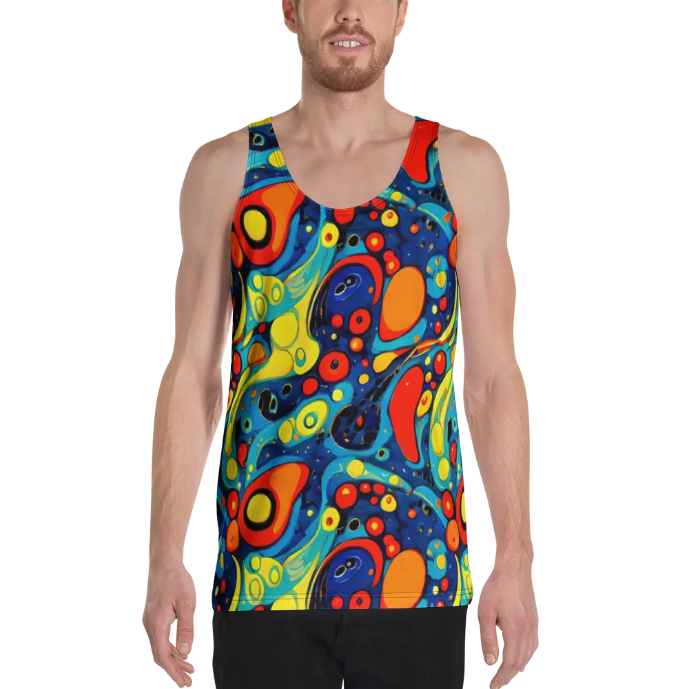 Vivid Amoeba on Men's Tank Top — Front