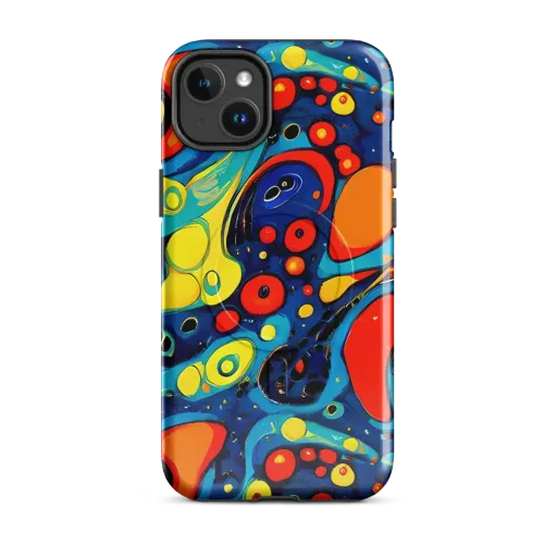 Vivid Amoeba on a MagSafe Tough Case for iPhone®