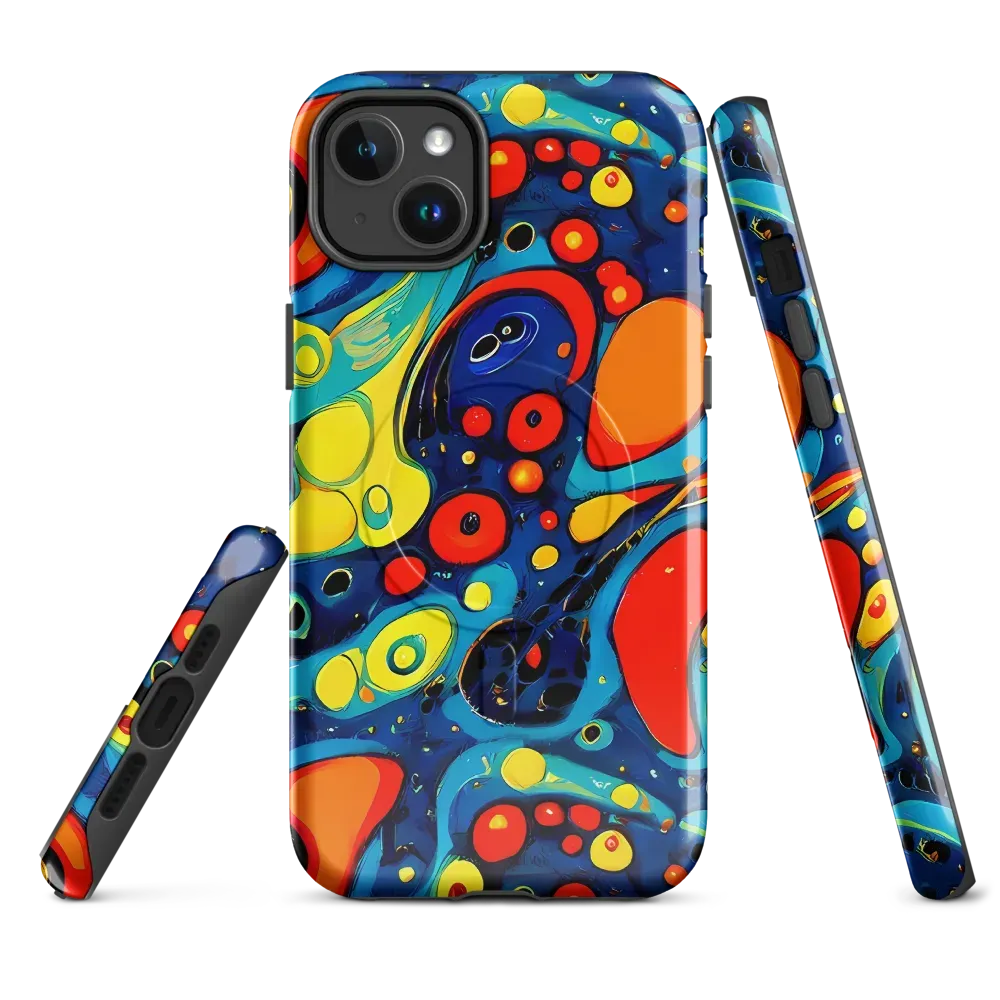 Vivid Amoeba on MagSafe Tough Case for iPhone® — Front