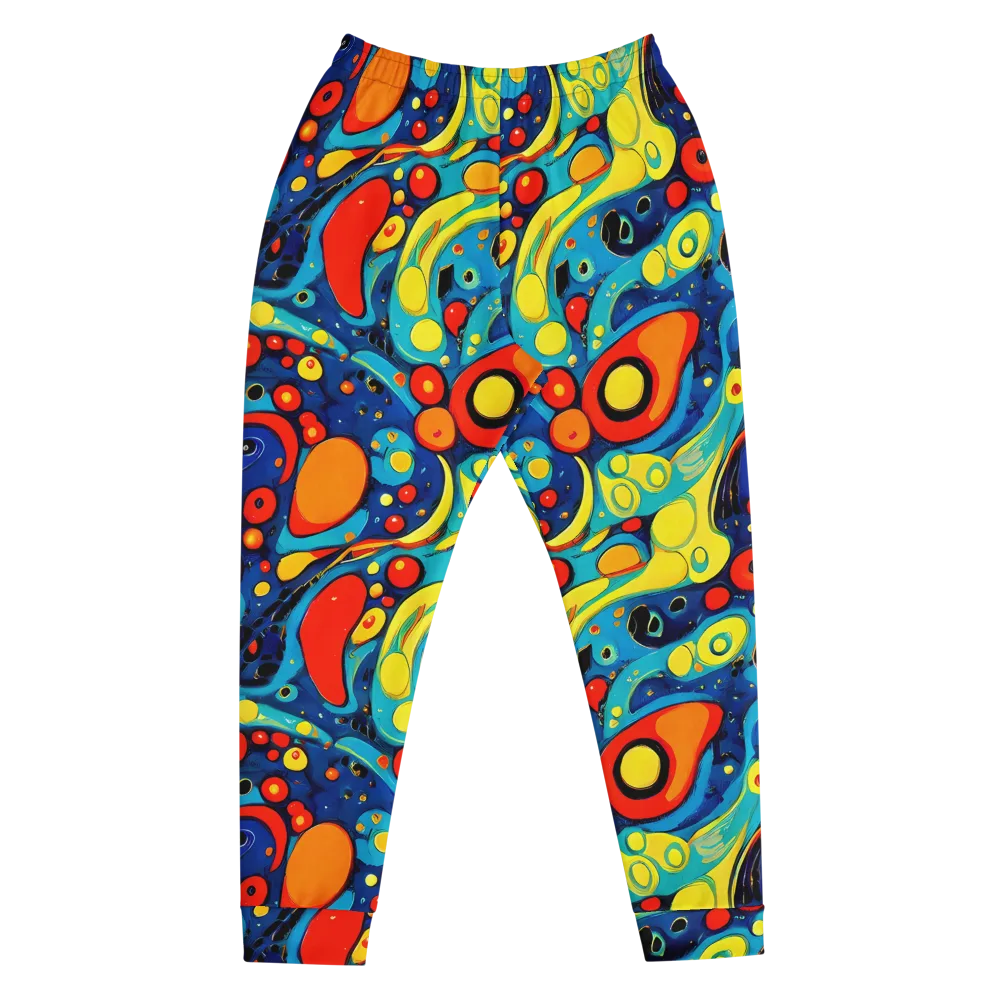 Vivid Amoeba on Men's Joggers — Front