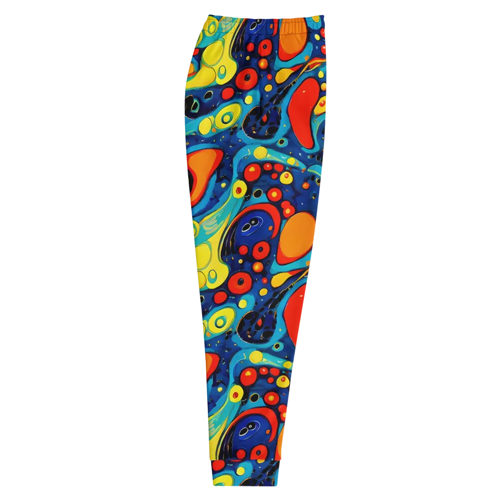 Vivid Amoeba on Men's Joggers — Right