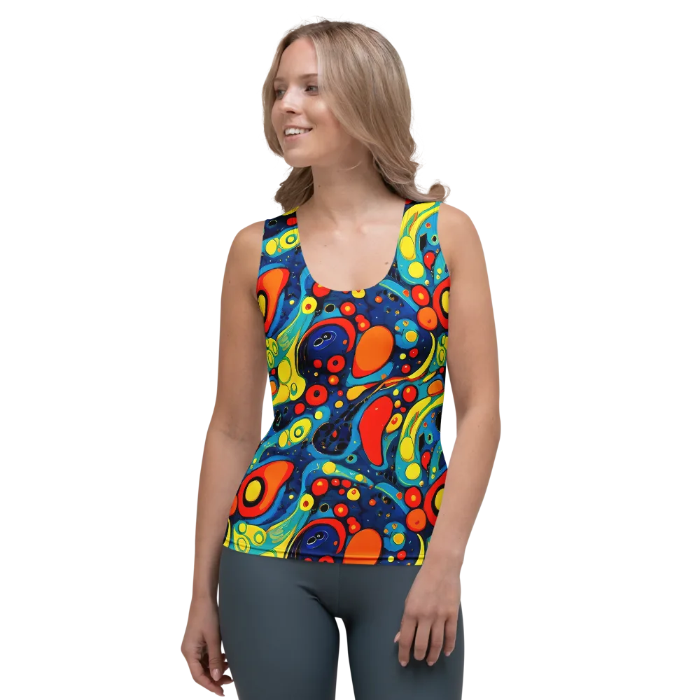 Vivid Amoeba on Women's Tank Top — Front