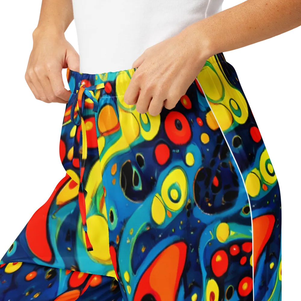 Vivid Amoeba on Women's Pajama Pants — Product details