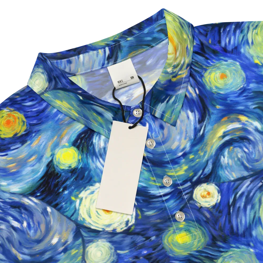 Celestial Swell on Men's Slim Fit Polo Shirt — Product details