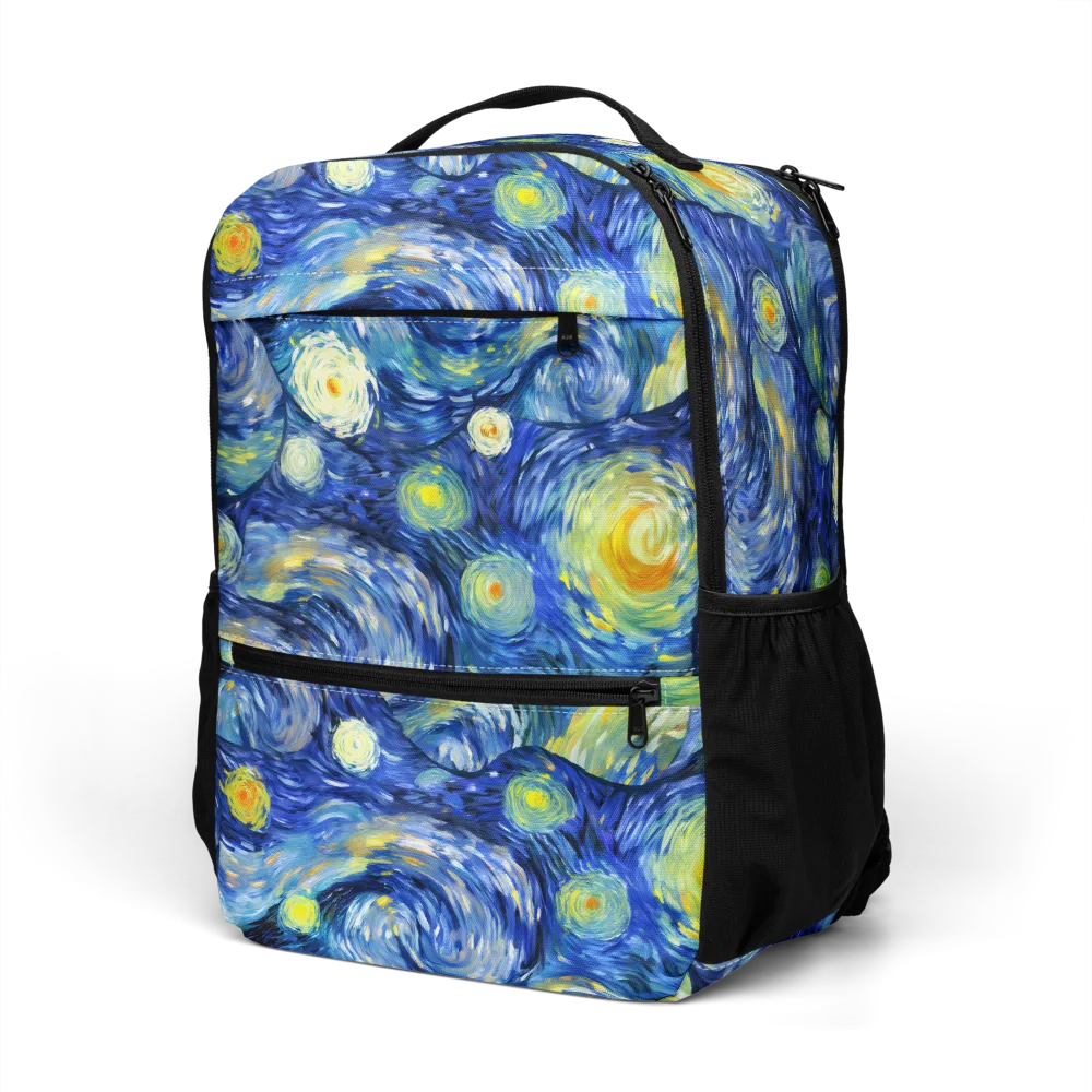 Celestial Swell on Utility Backpack — Left Front
