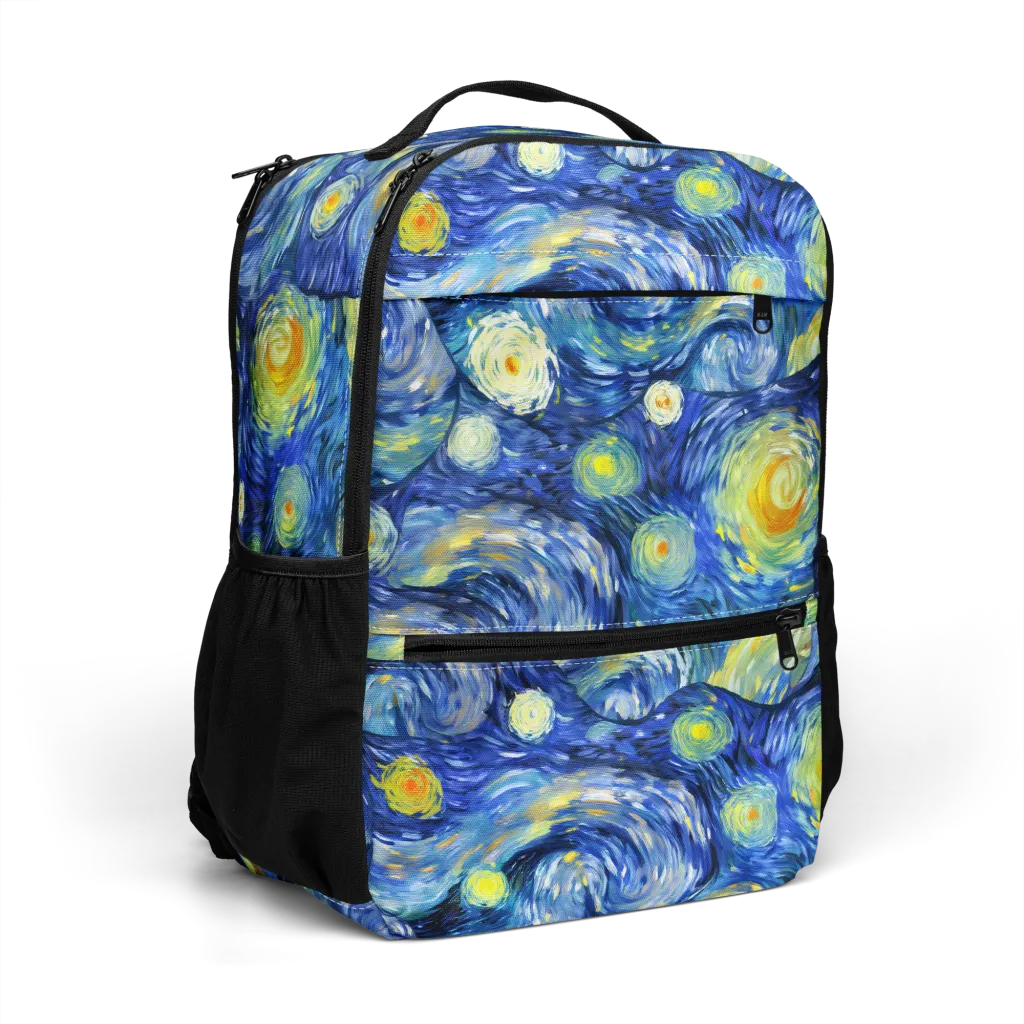 Celestial Swell on Utility Backpack — Right Front