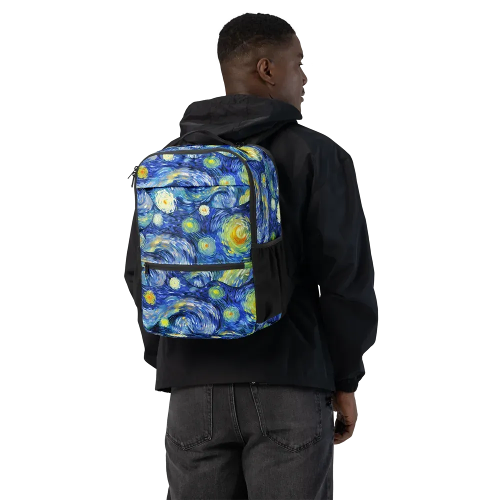 Celestial Swell on Utility Backpack — Back