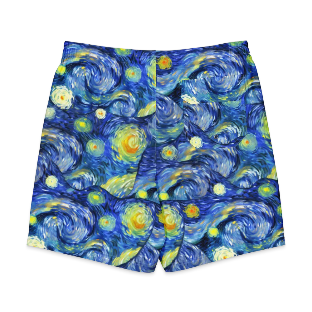 Celestial Swell on Men's Board Shorts — Back