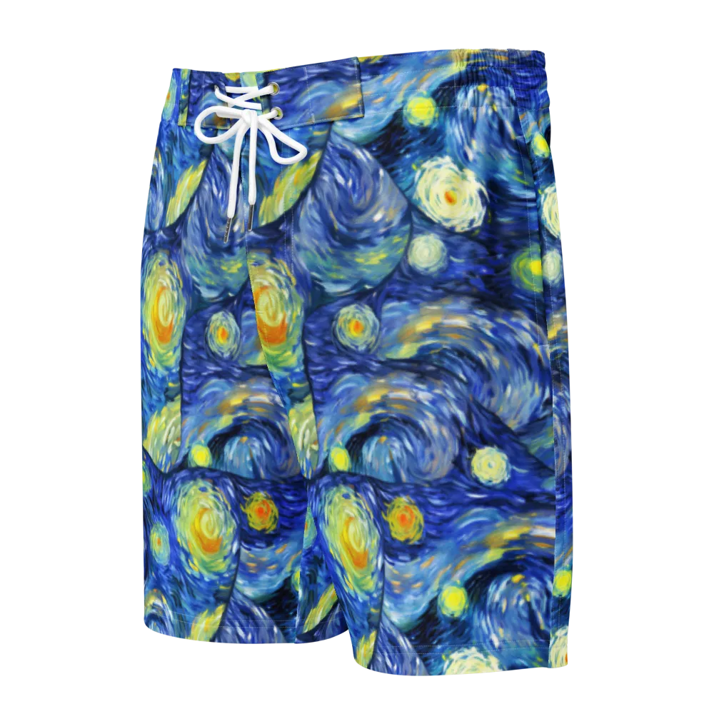 Celestial Swell on Men's Board Shorts — Front