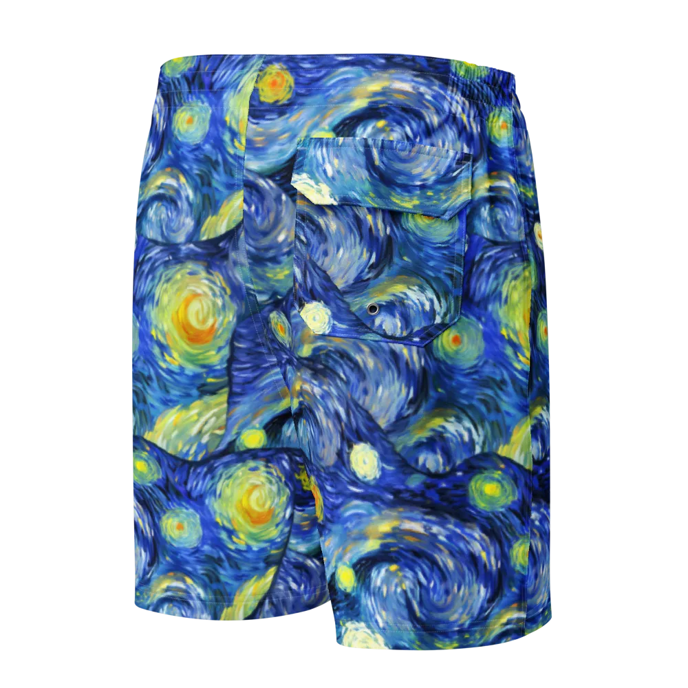 Celestial Swell on Men's Board Shorts — Back