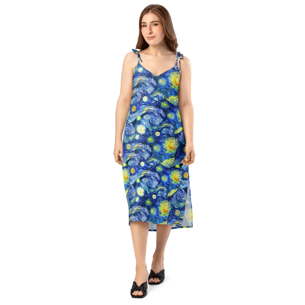 Celestial Swell on Slip Dress — Front