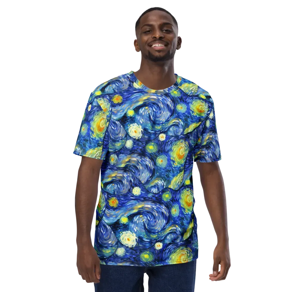 Celestial Swell on Men's Crew Neck T-Shirt — Front