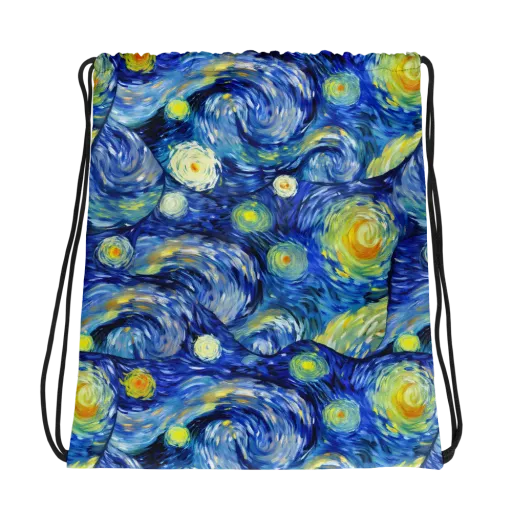 Celestial Swell on a Drawstring Bag