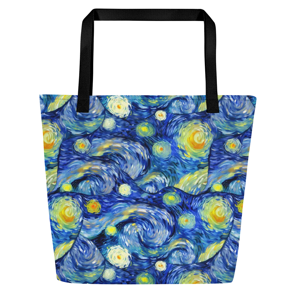 Celestial Swell on Large Tote Bag W/ Pocket — Front
