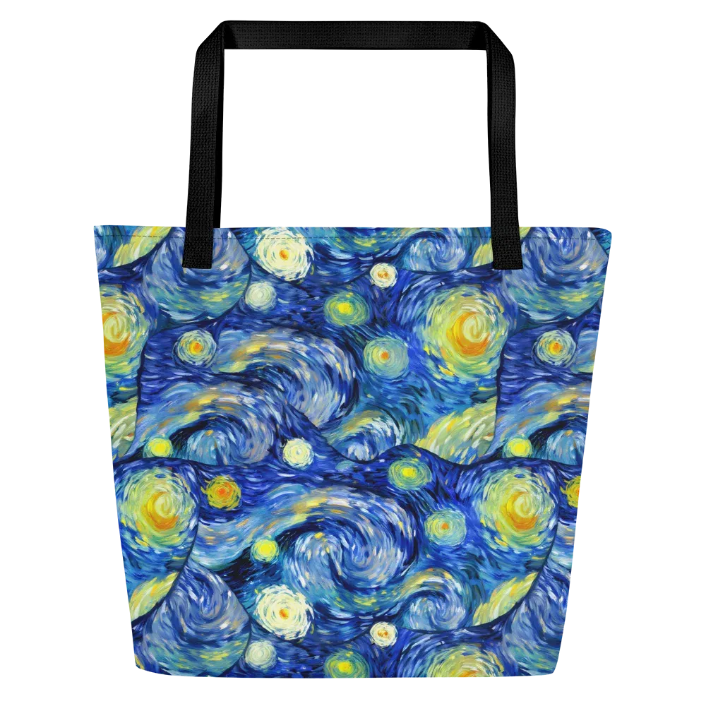 Celestial Swell on Large Tote Bag W/ Pocket — Front