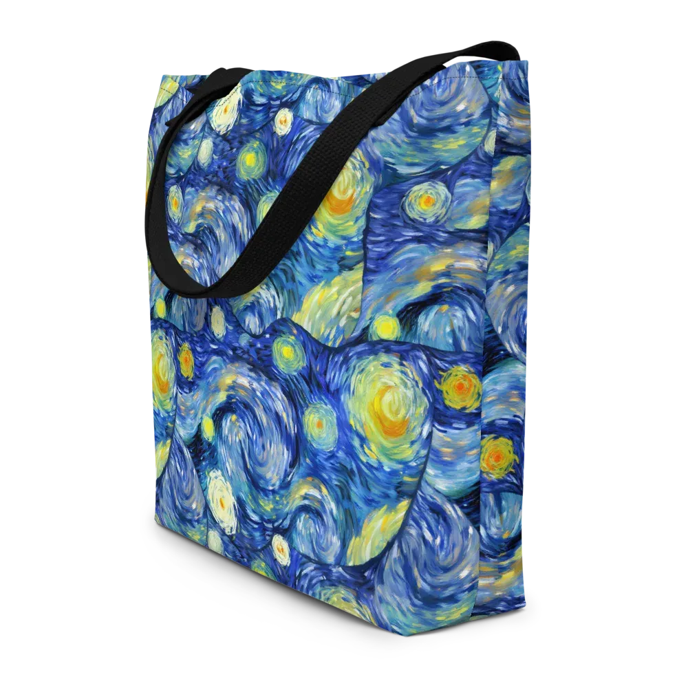 Celestial Swell on Large Tote Bag W/ Pocket — Front