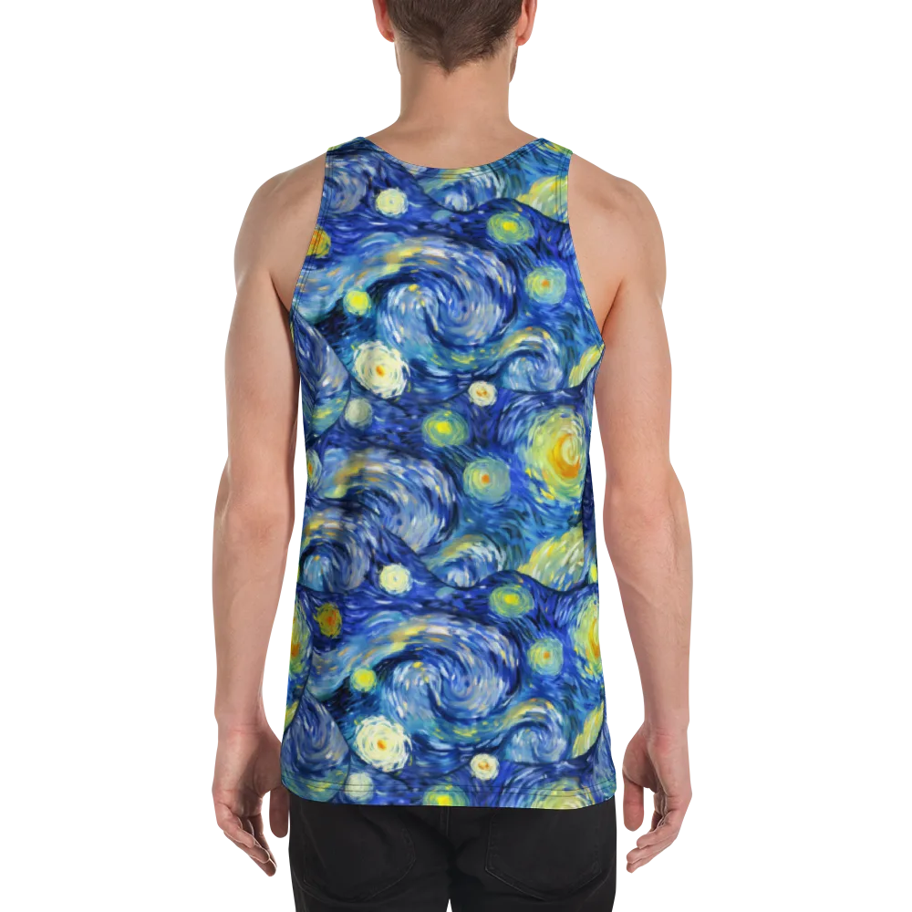 Celestial Swell on Men's Tank Top — Back