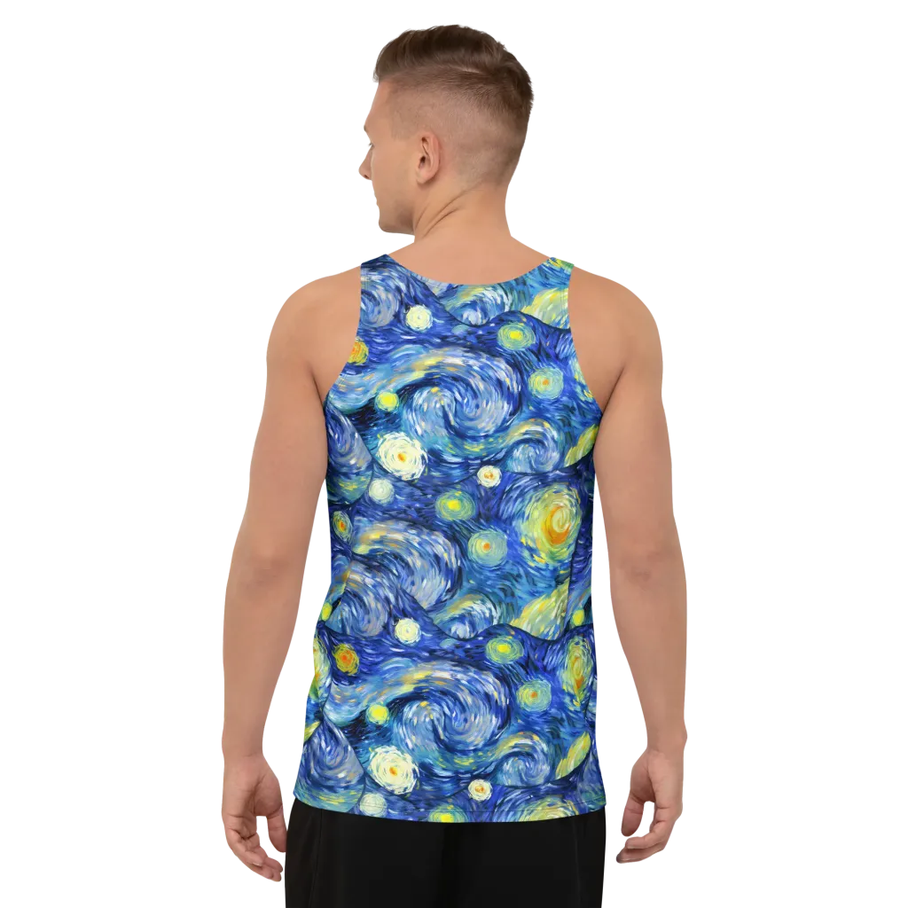 Celestial Swell on Men's Tank Top — Back