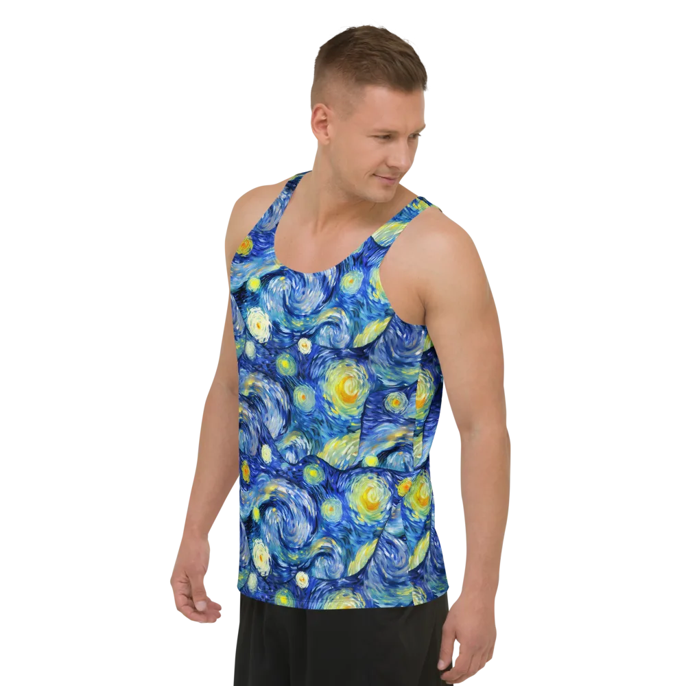 Celestial Swell on Men's Tank Top — Left Front