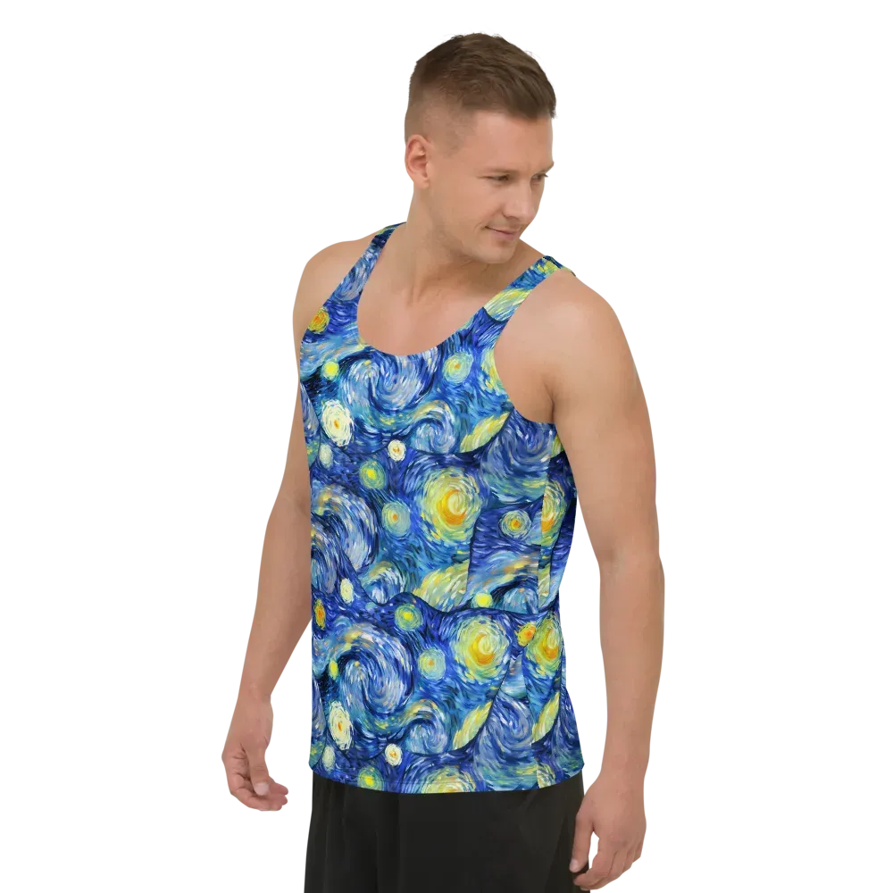Celestial Swell on Men's Tank Top — Left Front