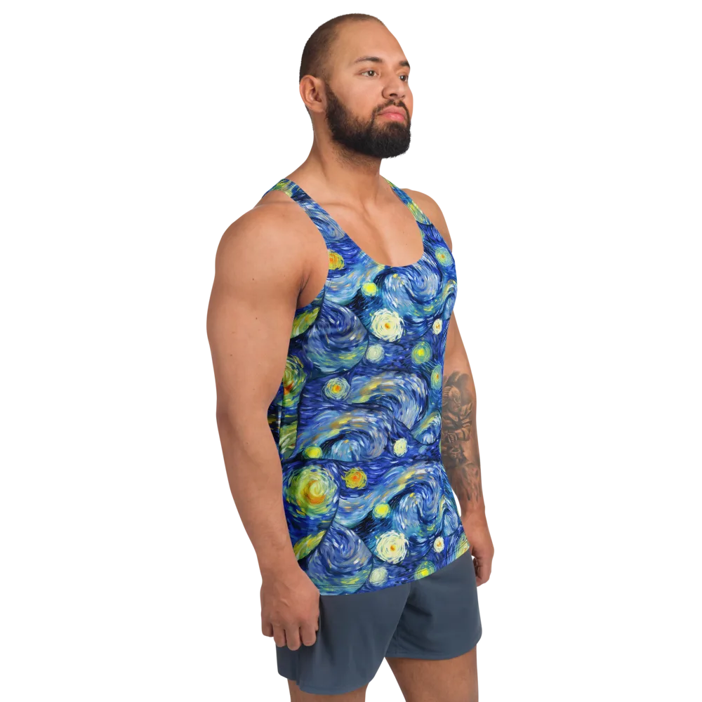 Celestial Swell on Men's Tank Top — Right Front
